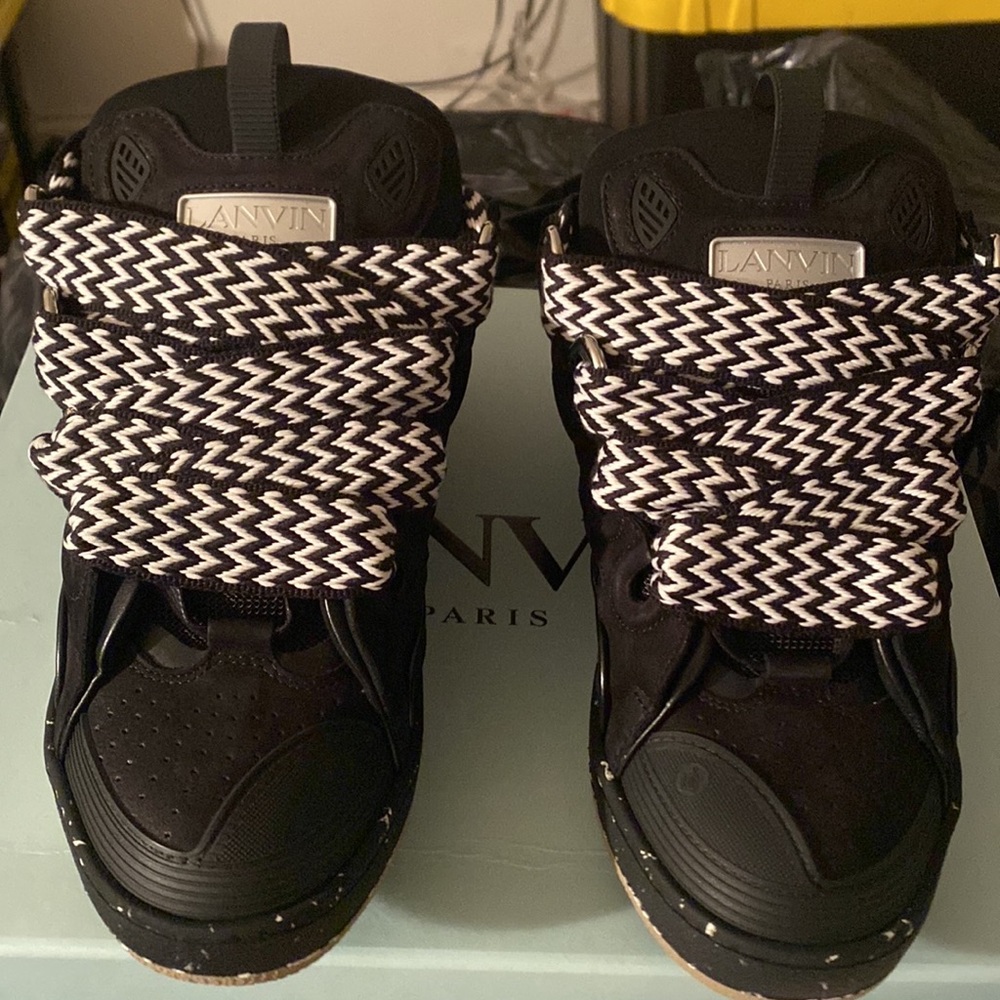 Men Lanvin curb skate sneakers